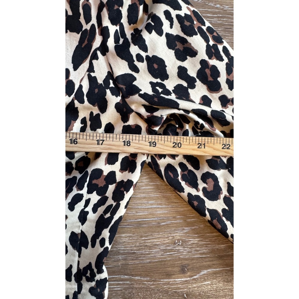 Tahari Arthur S Levine Classics Leopard Print Blazer Jacket Tan Black Size 8 - Picture 3 of 9